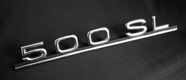 500SL TRUNK EMBLEM