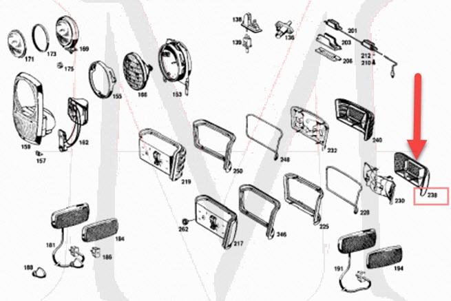TAIL LIGHT LENS LEFT