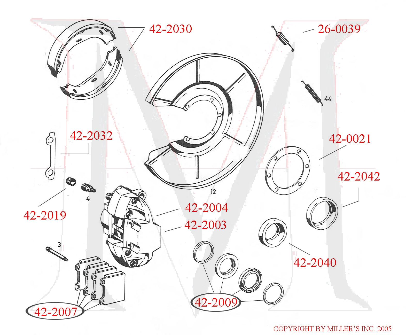 CALIPER LOCK PLATE - REAR
