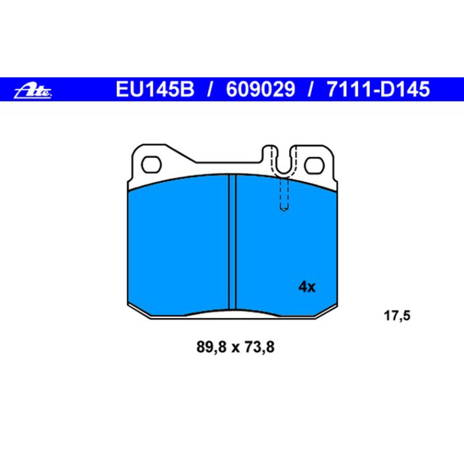 FRONT BRAKE PAD SET