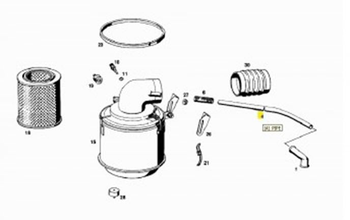 PLASTIC BREATHER PIPE